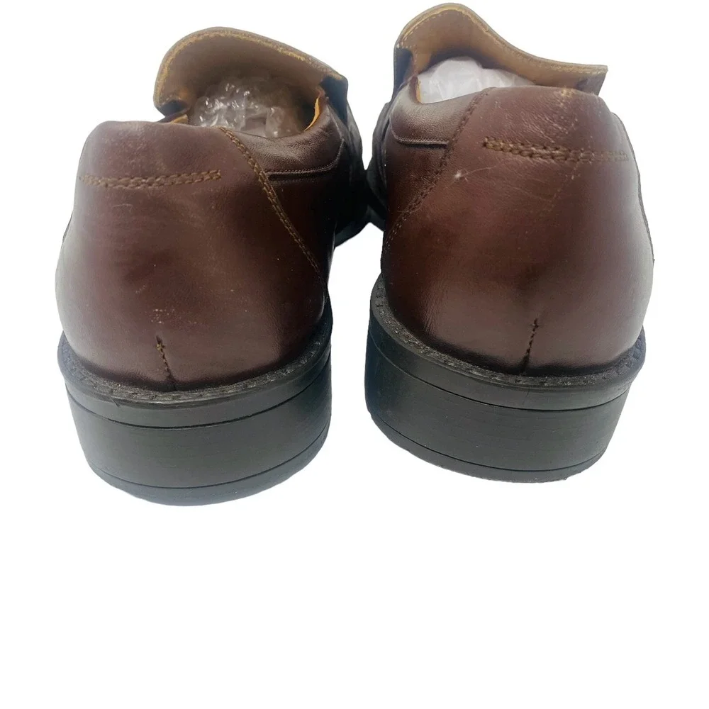 BUCCHERI  Handmade SHOES LOAFERS Men's  US SZ 9‎ EU 40 Brown Leather